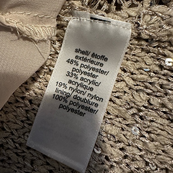 Maurices Crochet Sweater with Chiffon Lining - Picture 4 of 5